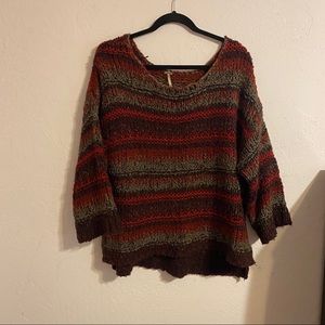 Free people chunky knit sweater